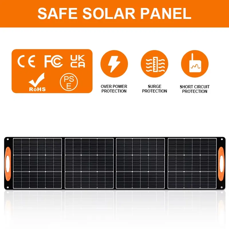Panel solar plegable de 200 W  - Solar Panel 200W reseña y precio