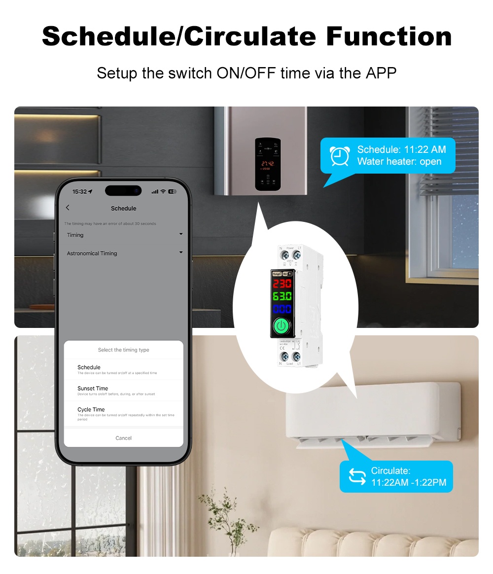 Interruptor de Circuito WiFi M - Energy Monitor Meter reseña y precio