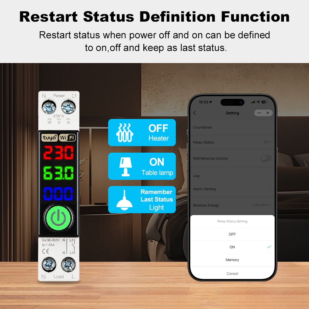 Interruptor de Circuito WiFi M - Energy Monitor Meter reseña y precio