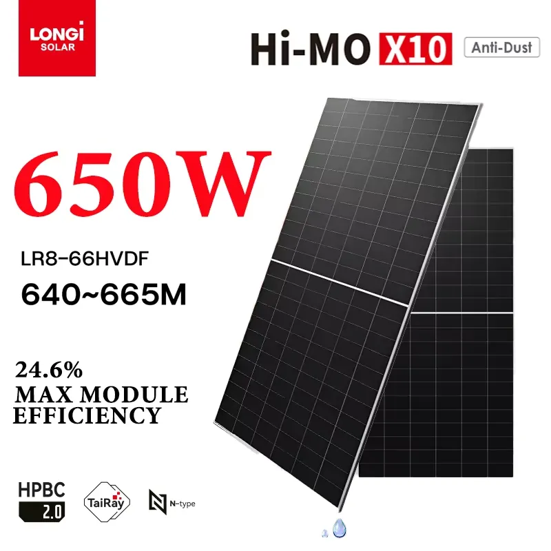 Panel Solar LONGi Hi-MOX10 650 - Solar Panel reseña y precio