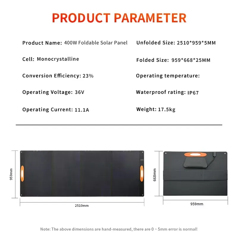 Panel Solar Plegable Portátil  - Solar Generator reseña y precio