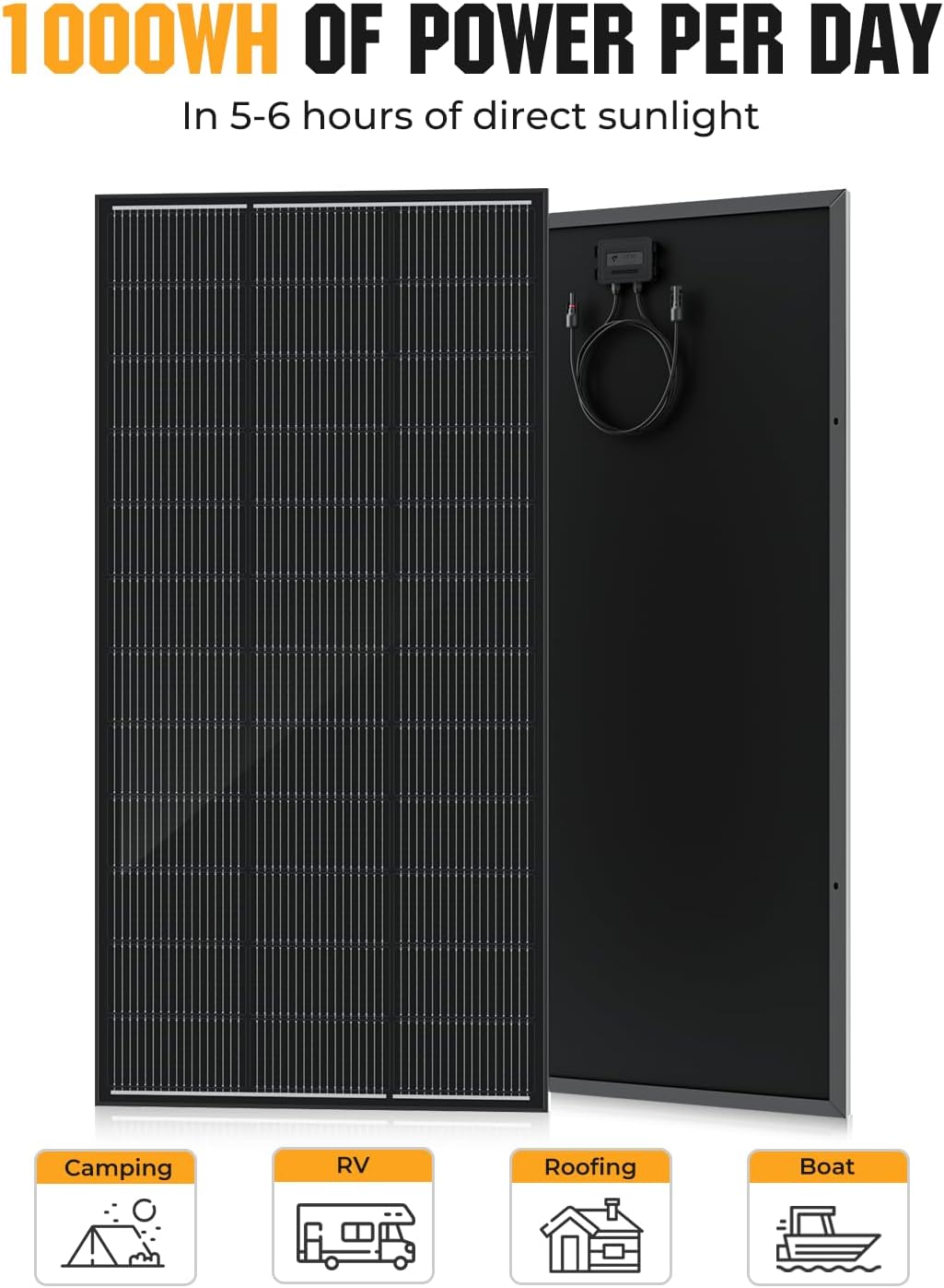 Panel Solar Rvpozwer de 200 Va - Solar Panel 200W reseña y precio