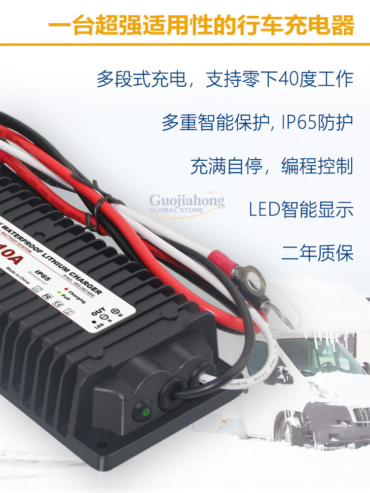 Cargador de batería de litio p - Lithium Battery 12V reseña y precio