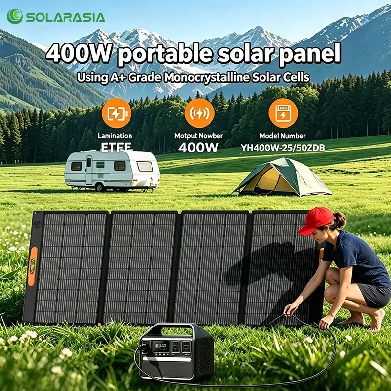 Panel Solar Plegable 200W 300W - Outdoor Power Station reseña y precio