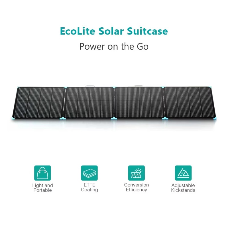 Panel solar plegable de alta d - Solar Panel 200W reseña y precio